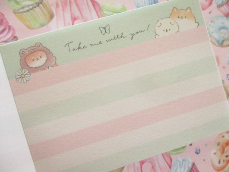 Photo2: Kawaii Cute Mini Memo Pad Crux *Fuanimaruzu (107998)