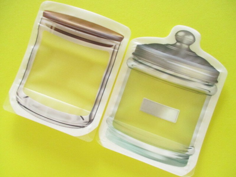 Photo1: 4 packs Kawaii Cute Standing Zipper Bags Set Crea ,Inc