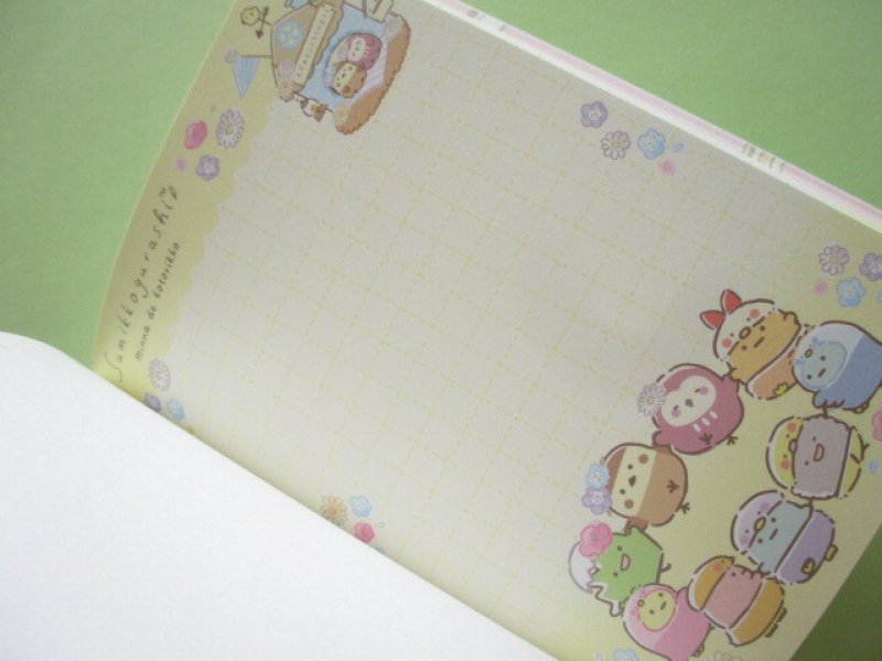 Photo2: Kawaii Cute Large Memo Pad Sumikkogurashi San-x *Playing as a Little Bird (MH09401)