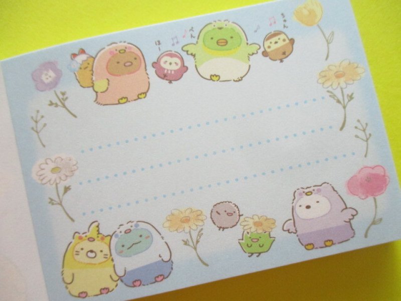 Photo1: Kawaii Cute Mini Memo Pad Sumikkogurashi San-x *Playing as a Little Bird (MH09501-2)