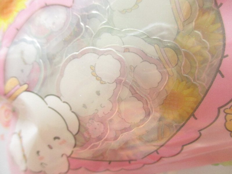 Photo1: Kawaii Cute Summer Sticker Flakes Sack in Mini Zipper Case Sanrio Original *Cogimyun (98852-9)