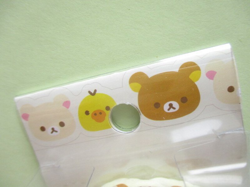 Photo1: Kawaii Cute Mini Masking Tape/Deco Tape Sticker San-x *Rilakkuma (SE53201)