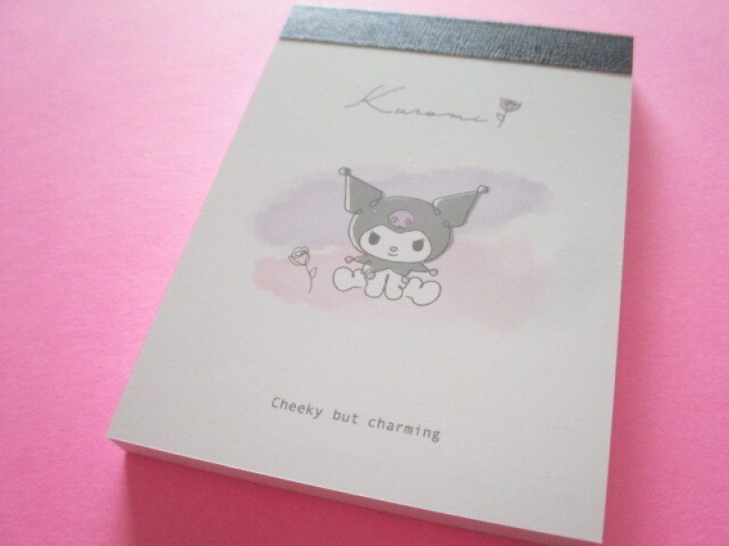 Photo1: Kawaii Cute Mini Memo Pad Sanrio *Kuromi (108303)  (1)