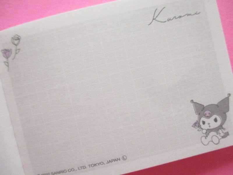 Photo2: Kawaii Cute Mini Memo Pad Sanrio *Kuromi (108303)