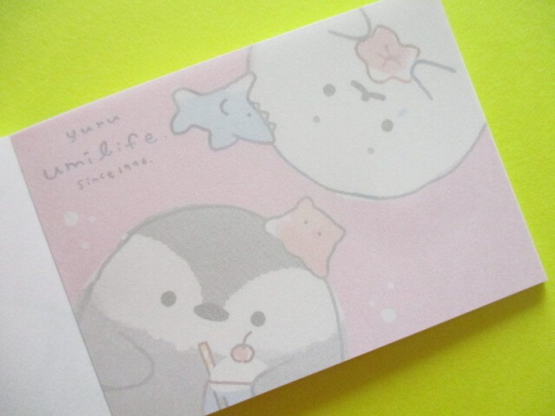 Photo2: Kawaii Cute Mini Memo Pad Q-LiA *ゆるうみライフ (60326)