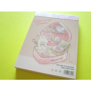 Photo: Kawaii Cute Mini Memo Pad Q-LiA  *Dreamy Room/Rabbit (60325)