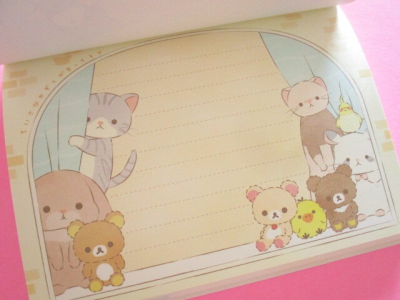 Photo1: Kawaii Cute Large Memo Pad Always with Rilakkuma San-x *Your Little Family (MH09901)