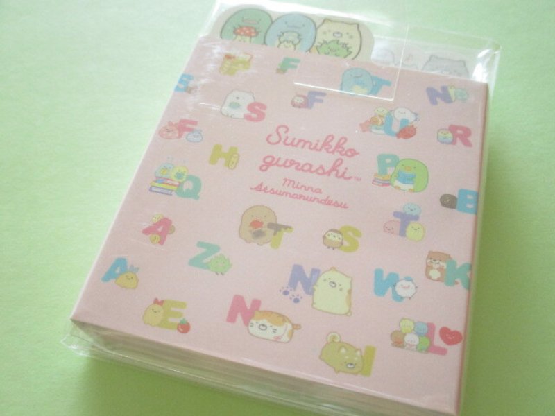 Photo1: Kawaii Cute Patapata Mini Memo Pad Set Sumikkogurashi San-x *We all get together (MH09802) (1)