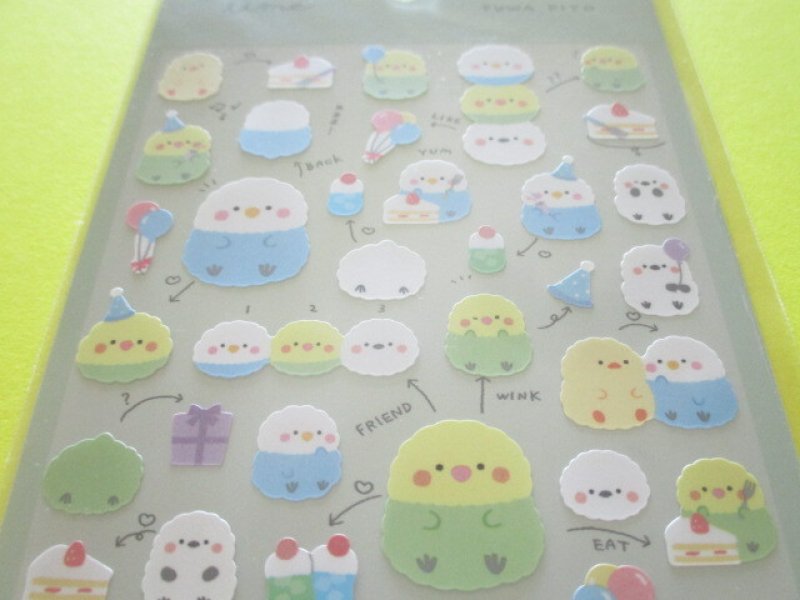 Photo1: Kawaii Cute Fuwatto Time Stickers Sheet Crux *Fuwapiyo (109236)
