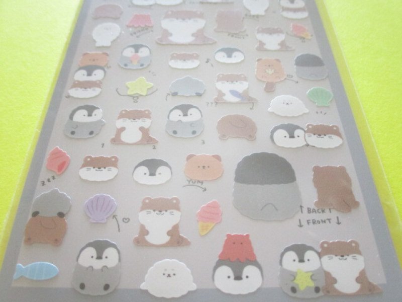 Photo2: Kawaii Cute Fuwatto Time Stickers Sheet Crux *Fuwapen (109235)