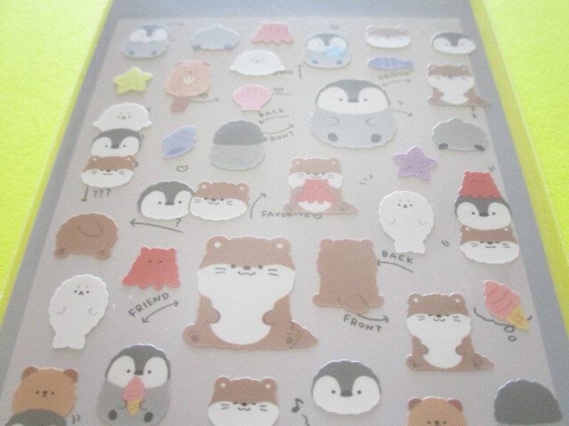 Photo1: Kawaii Cute Fuwatto Time Stickers Sheet Crux *Fuwapen (109235)