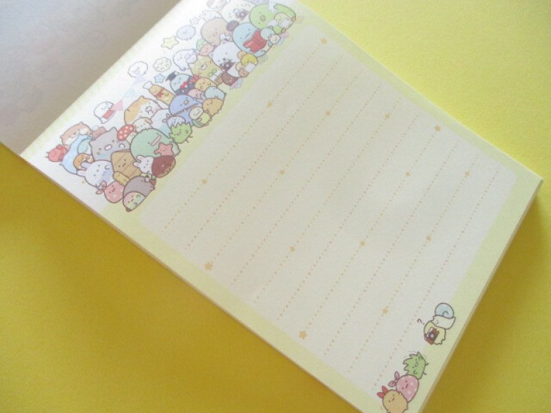 Photo1: Kawaii Cute Large Memo Pad Sumikkogurashi San-x *We all get together (MH09701)
