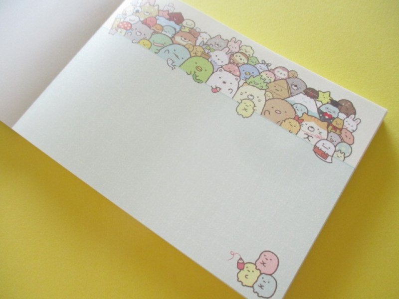 Photo1: Kawaii Cute Large Memo Pad Sumikkogurashi San-x *We all get together (MH09702)