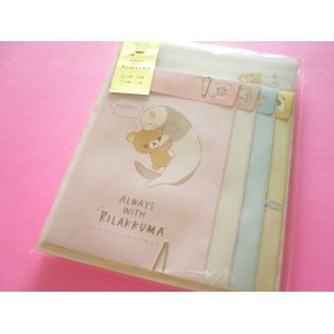 Photo: Kawaii Cute Regular Letter Set  Always with Rilakkuma San-x *Your Little Family (LH75302)