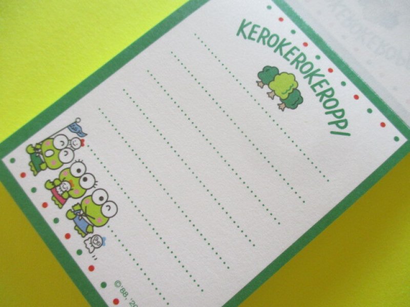 Photo1: Kawaii Cute Mini Memo Pad Sanrio *Kerokerokeroppi (Three Brothers)