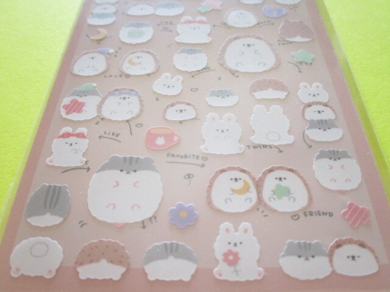 Photo2: Kawaii Cute Fuwatto Time Stickers Sheet Crux *Fuwahari (109233)