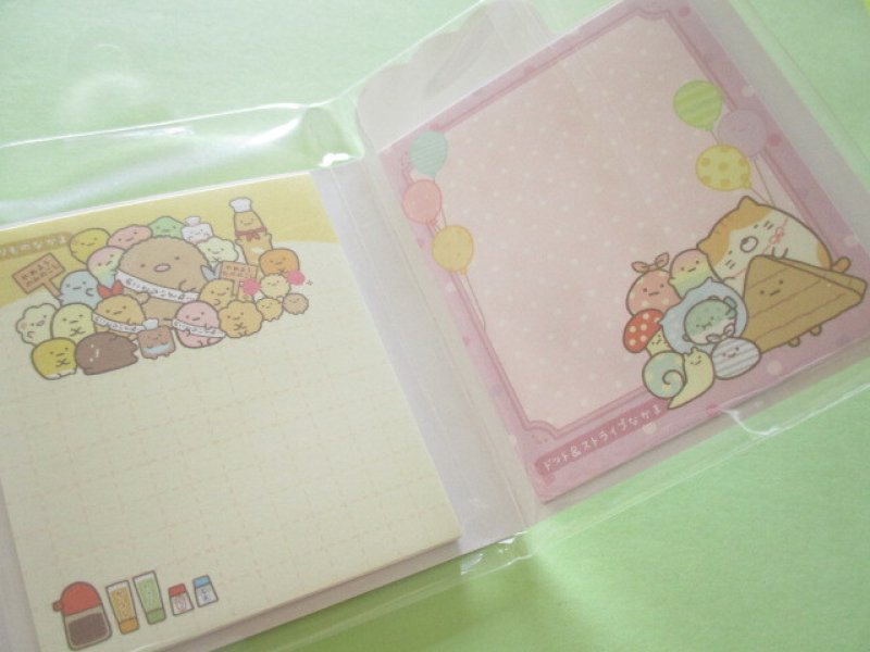 Photo2: Kawaii Cute Patapata Mini Memo Pad Set Sumikkogurashi San-x *We all get together (MH09802)
