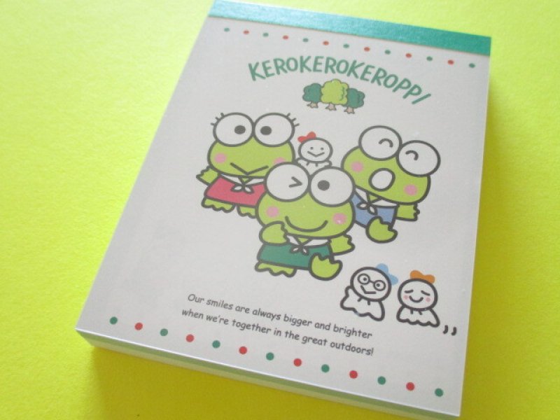 Photo1: Kawaii Cute Mini  Memo Pad Sanrio *Kerokerokeroppi (Three Brothers) (1)