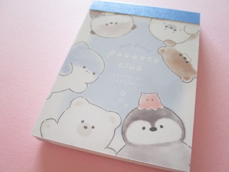 Photo1: Kawaii Cute Mini Memo Pad Potetto Club Crux *いっぱい (108676） (1)