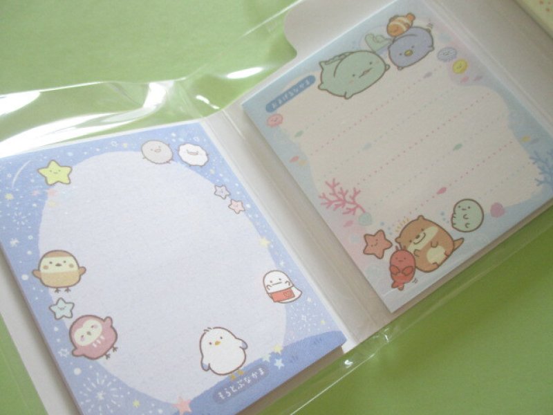 Photo1: Kawaii Cute Patapata Mini Memo Pad Set Sumikkogurashi San-x *We all get together (MH09801)