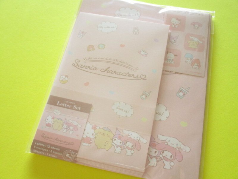 Photo1: Kawaii Cute Letter Set Sanrio *Sanrio Characters (かまって！きゅん♡) (1)