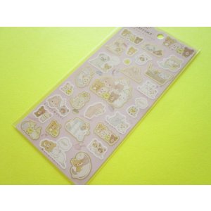 Photo: Kawaii Cute Sticker Sheet Always with Rilakkuma San-x *Your Little Family (SE53901)