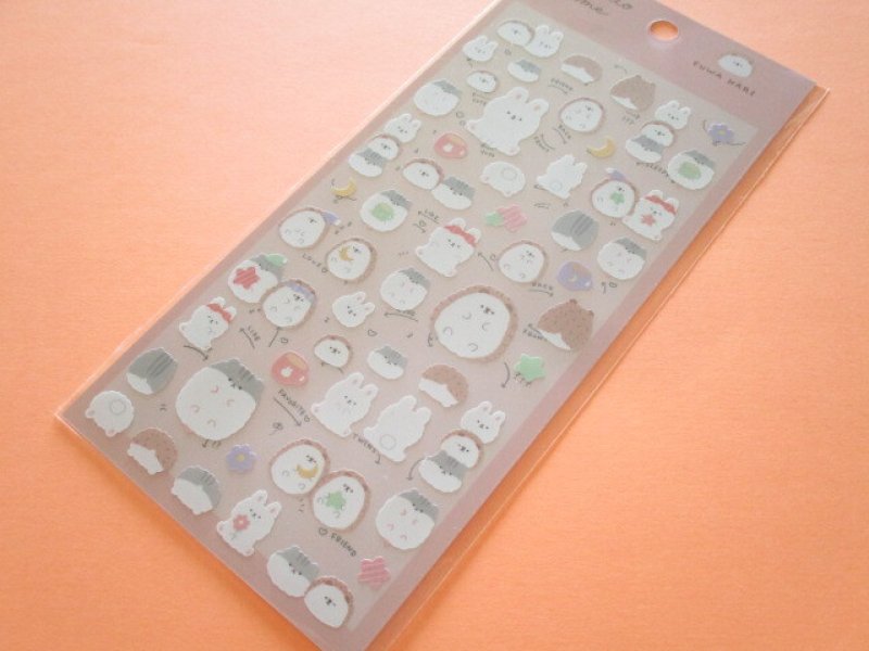 Photo1: Kawaii Cute Fuwatto Time Stickers Sheet Crux *Fuwahari (109233) (1)