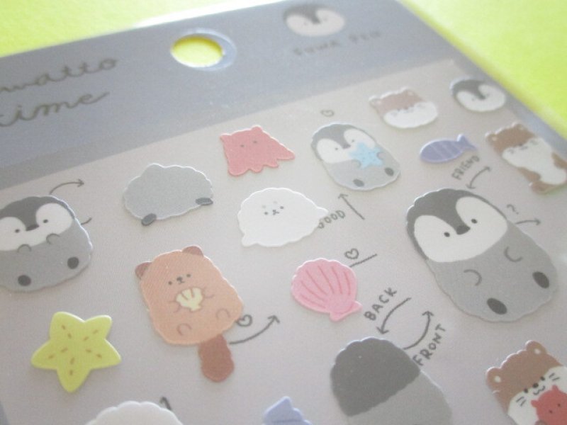 Photo3: Kawaii Cute Fuwatto Time Stickers Sheet Crux *Fuwapen (109235)