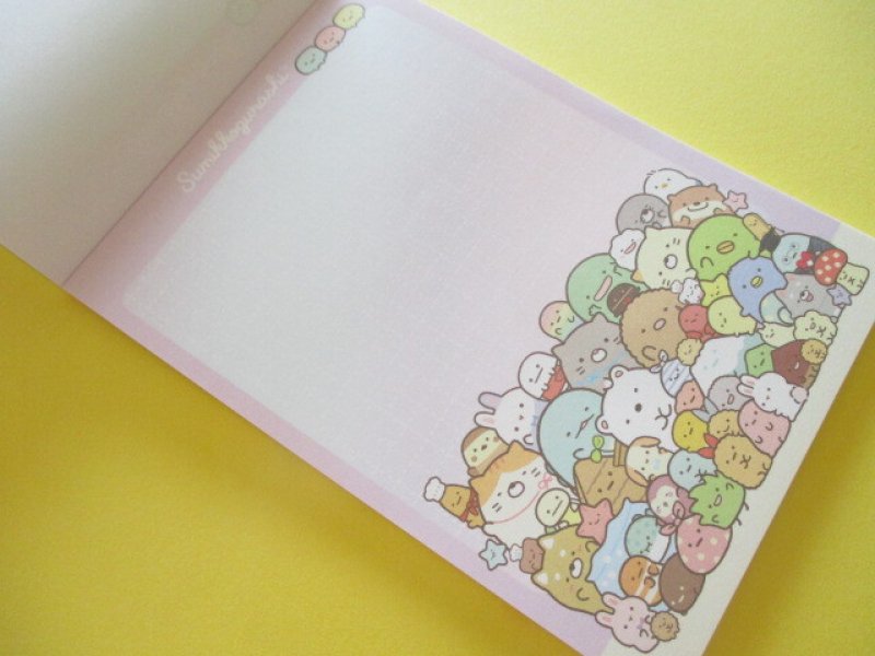 Photo2: Kawaii Cute Large Memo Pad Sumikkogurashi San-x *We all get together (MH09701)