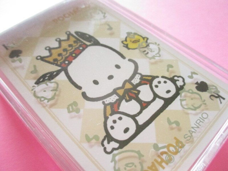 Photo1: Kawaii Cute Playing Cards-style Mini Memo Pad Set Sanrio Original *Pochacco (14016-3)