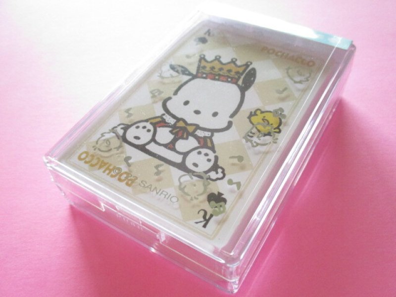 Photo1: Kawaii Cute Playing Cards-style Mini Memo Pad Set Sanrio Original *Pochacco (14016-3) (1)