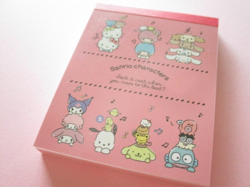 Photo1: Kawaii Cute Mini  Memo Pad Sanrio *Sanrio Characters (タテノリ） (1)