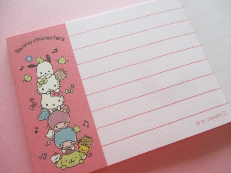Photo2: Kawaii Cute Mini  Memo Pad Sanrio *Sanrio Characters (タテノリ）