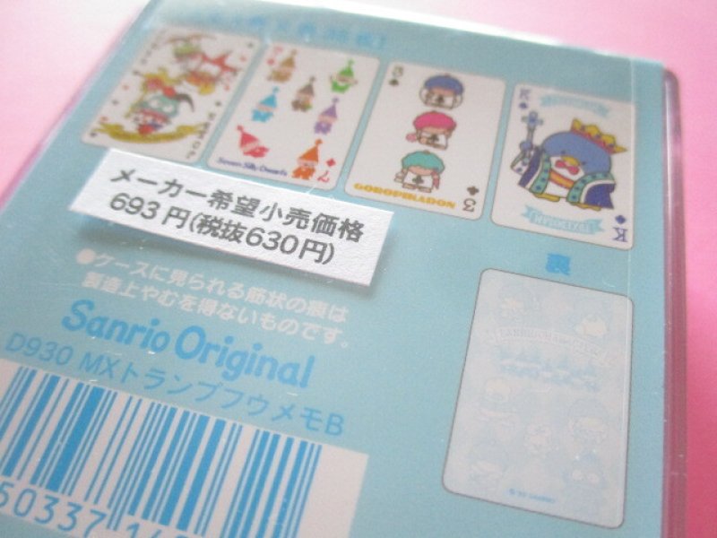 Photo2: Kawaii Cute Playing Cards-style Mini Memo Pad Set Sanrio Original *Sanrio Characters (14032-5)