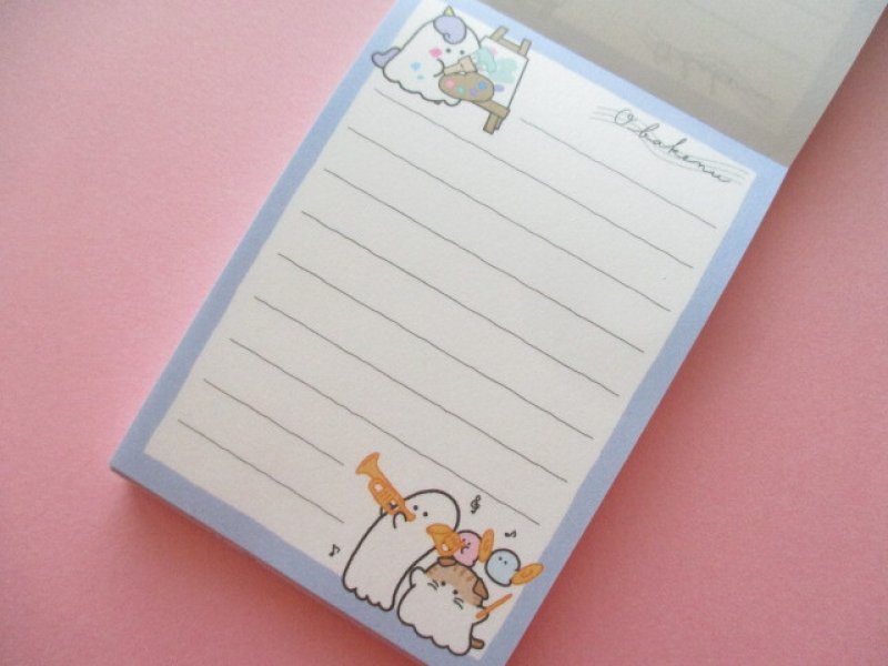 Photo1: Kawaii Cute Mini Memo Pad Obakenu Crux *Sports Club (109717)