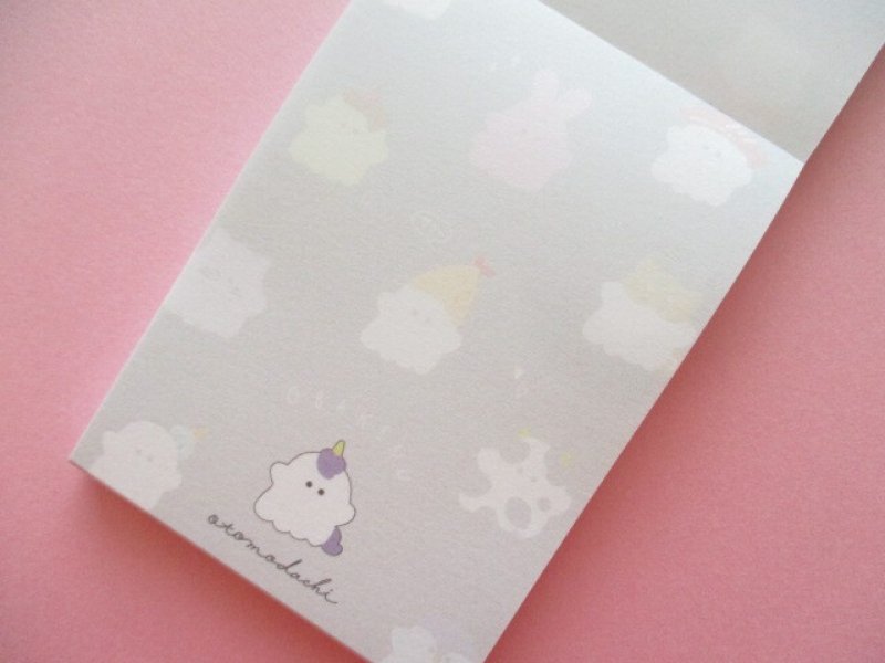 Photo1: Kawaii Cute Mini Memo Pad Obakenu Crux *Mix (109718)