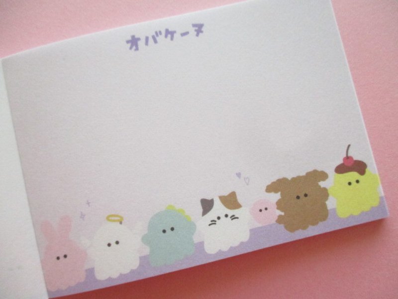 Photo2: Kawaii Cute Mini Memo Pad Obakenu Crux *Mix (109718)