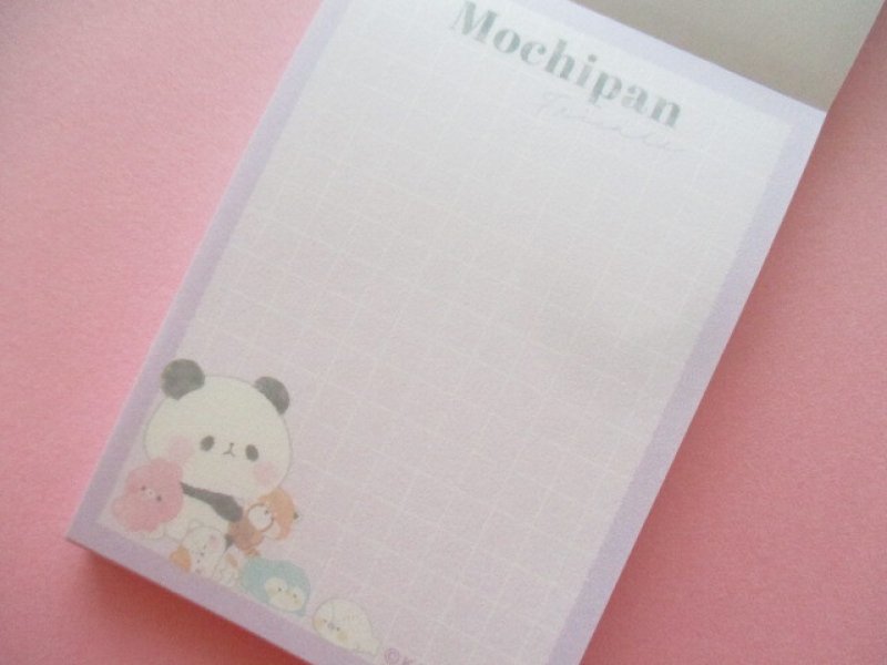 Photo1: Kawaii Cute Mini Memo Pad Mochi Mochi Panda Kamio Japan *Nuigurumi Friends (206695)