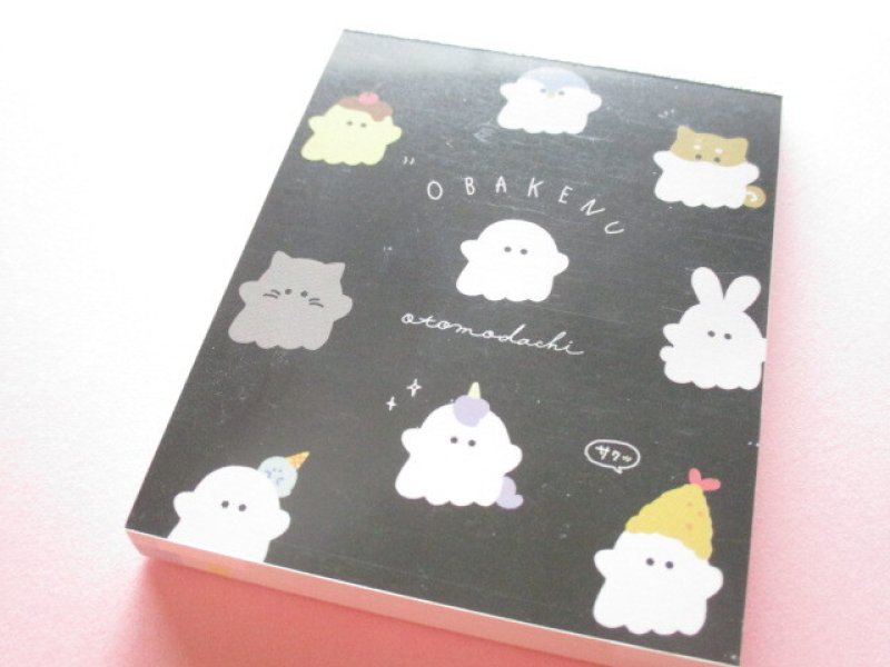 Photo1: Kawaii Cute Mini Memo Pad Obakenu Crux *Mix (109718) (1)