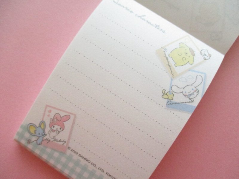 Photo1: Kawaii Cute Mini Memo Pad Sanrio Characters Sanrio *Colorful Photo (109246)