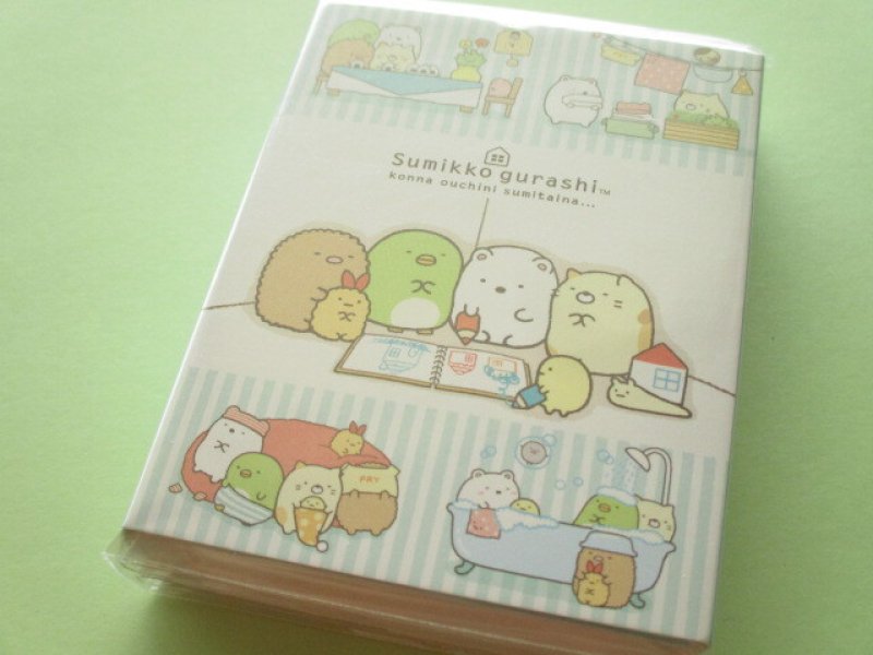 Photo1: Kawaii Cute Mini Memo Pad Set San-x *Sumikkogurashi (MW31601) (1)