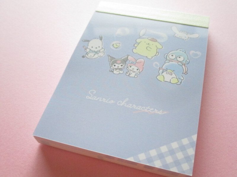 Photo1: Kawaii Cute Mini Memo Pad Sanrio Characters Sanrio *Soap Bubble (109247)  (1)