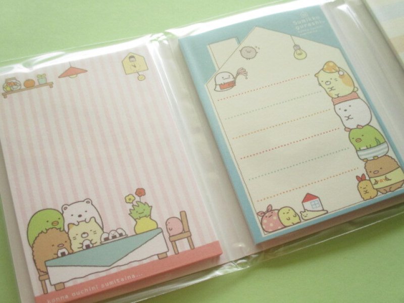 Photo1: Kawaii Cute Mini Memo Pad Set San-x *Sumikkogurashi (MW31601)