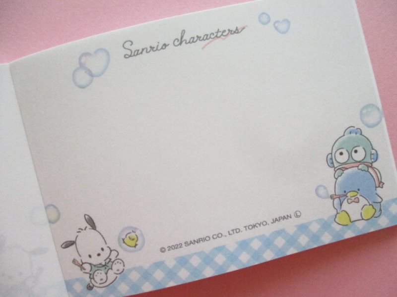 Photo2: Kawaii Cute Mini Memo Pad Sanrio Characters Sanrio *Soap Bubble (109247) 