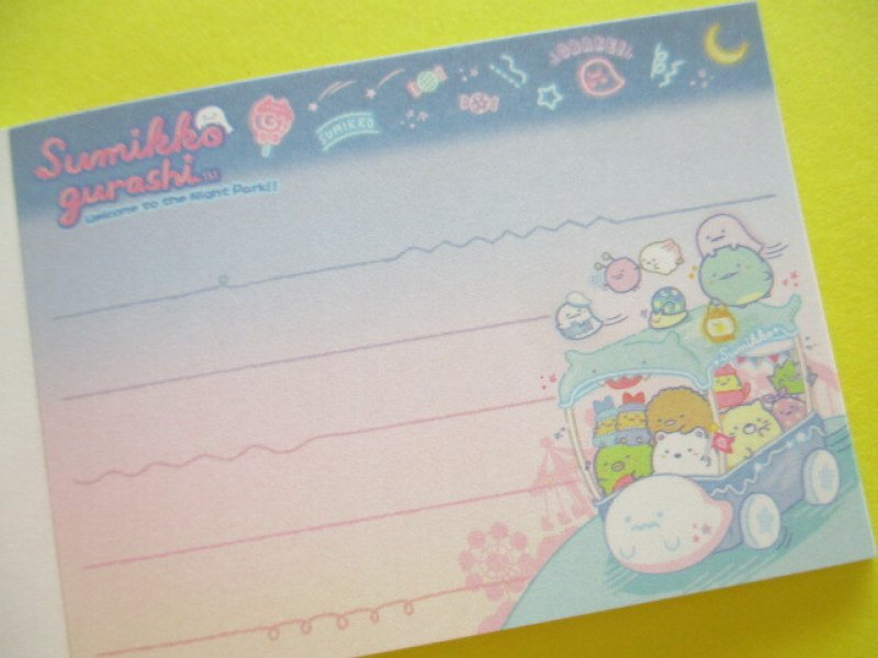 Photo2: Kawaii Cute Mini Memo Pad Sumikkogurashi San-x *Haunted Night Park (MH10101-3)