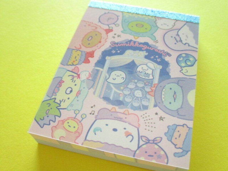 Photo1: Kawaii Cute Mini Memo Pad Sumikkogurashi San-x *Haunted Night Park (MH10101-1) (1)