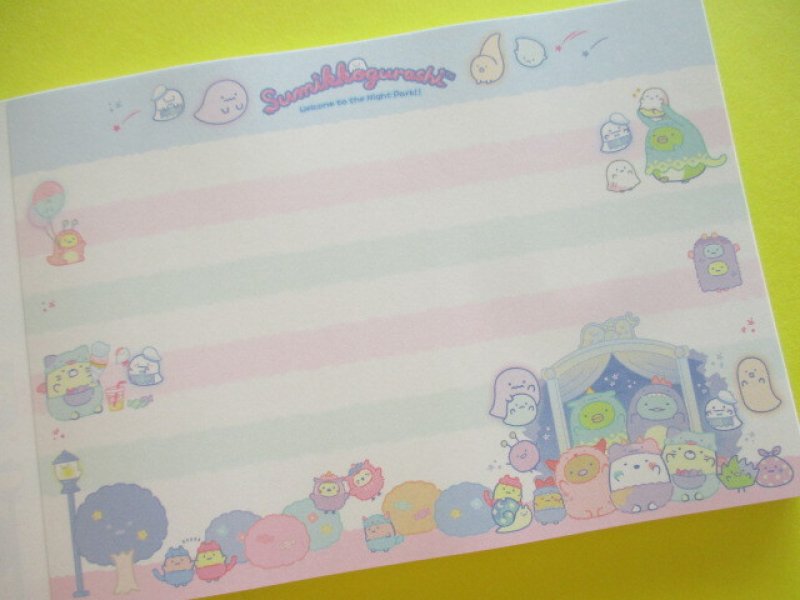 Photo1: Kawaii Cute Large Memo Pad Sumikkogurashi San-x *Haunted Night Park (MH10202)