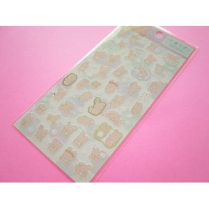 Photo: Kawaii Cute Sticker Sheet  Kumausa San-x *Rabbit like a bear (SE54802)