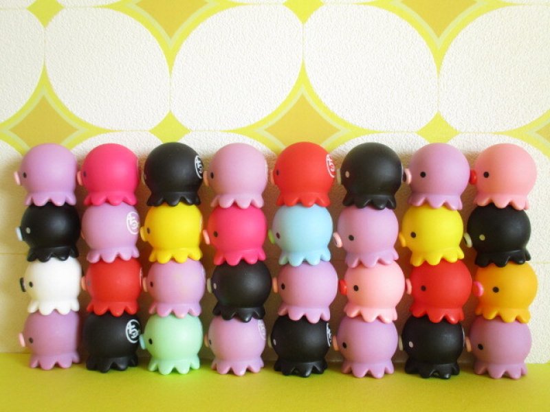 Photo1: 32 pcs Takochu Plastic Mini Figure Toy Set 