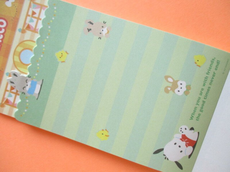 Photo2: Kawaii Cute Medium Memo Pad Sanrio Original *Pochacco (46940-8)